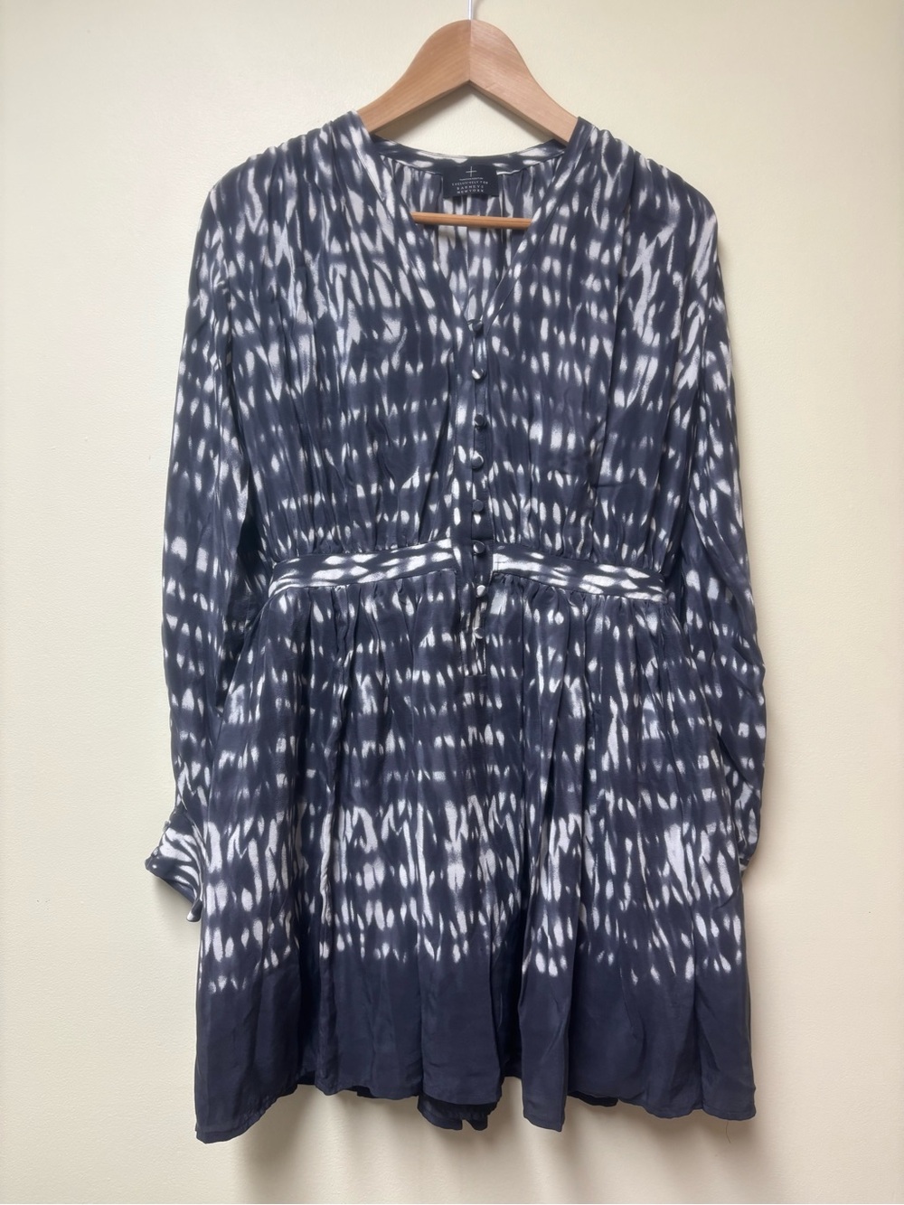 Thakoon Addition For Barneys New York Silk Button Up Mini Dress - Size 4